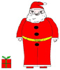 Babbo Natale con regalo