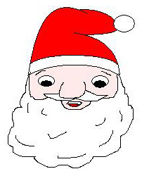 Faccia di Babbo Natale