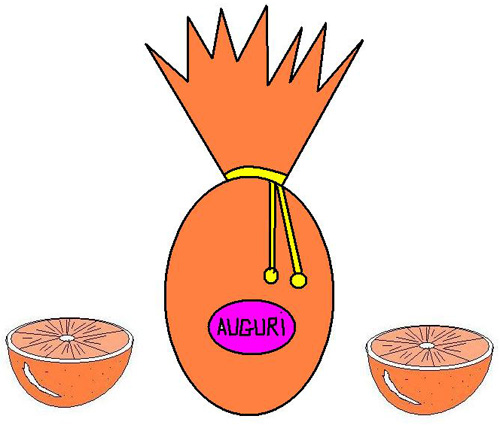 Uovo di Pasqua Arancio