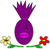 Uovo di Pasqua Fiore