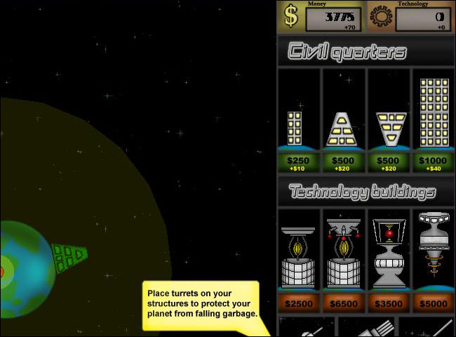 Screenshot Garbage Galactica