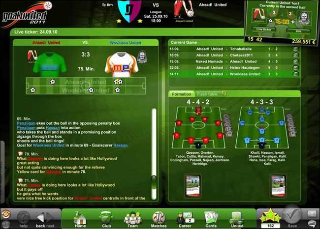 Screenshot GoalUnited