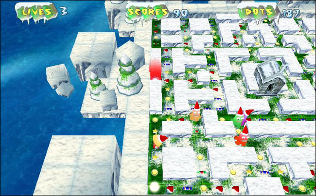 Screenshot PacManic Christmas