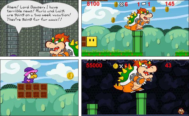 Screenshot Paper Bowser World