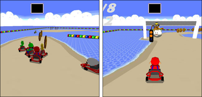 Screenshot Super Mario Kart