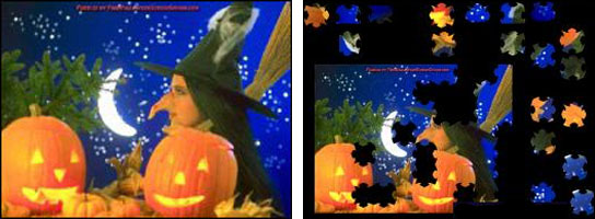 Screenshot Witch Pumpkin Jigsaw Puzzle