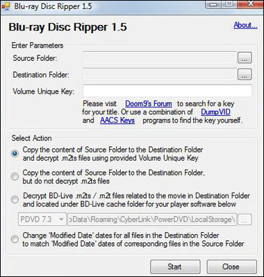 Blu-Ray Disc Ripper