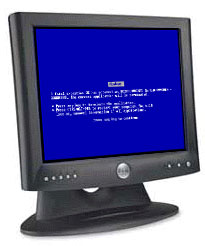 Bluescreen Screensaver