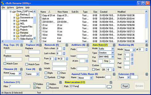Bulk Rename Utility