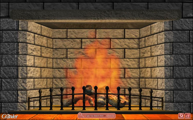 Screensaver Camino 3D Fireplace