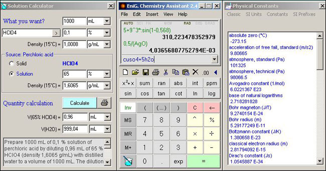 Chemistry Assistant