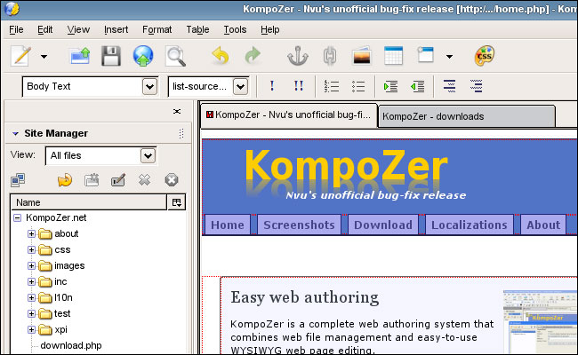 KompoZer