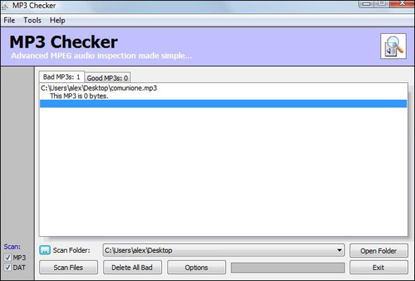 MP3 Checker