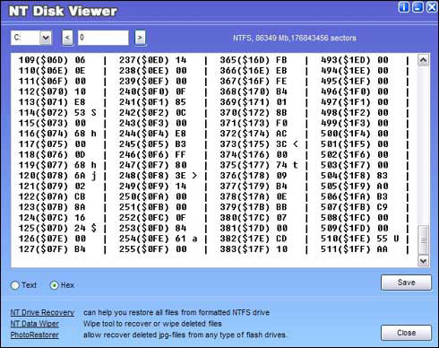 NT Disk Viewer