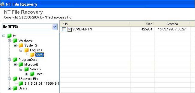 NT File Recovery