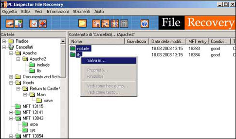 PC Inspector File Recovery