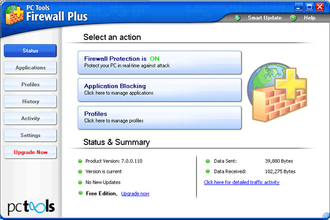 PC Tools Firewall Plus Free Edition