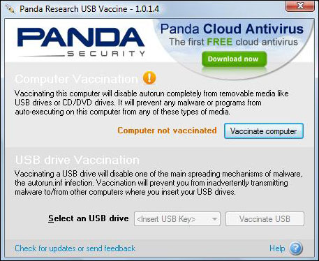 Panda USB Vaccine