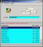 Ricerca CAP