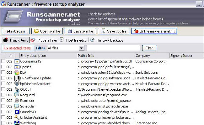 Runscanner
