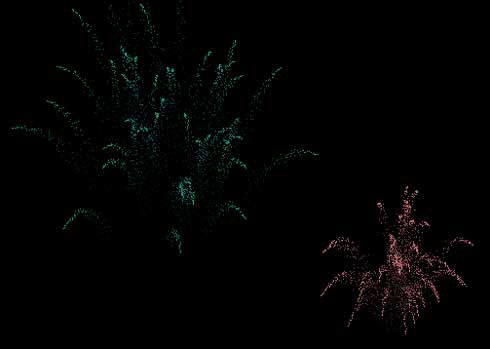 Screensaver Fuochi d'artificio