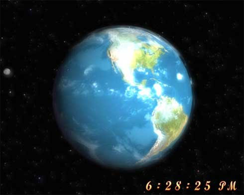 Screensaver Terra 3D