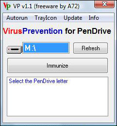 Virus Prevention for Pen Drive