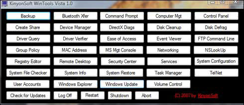 WinTools Vista