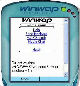 WinWAP Smartphone Browser