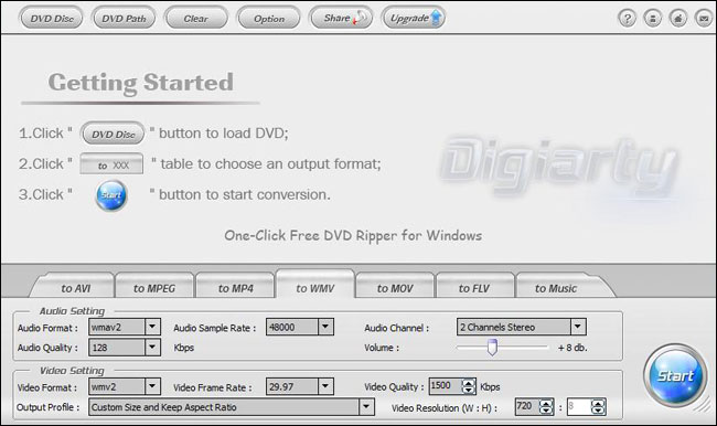 WinX Free DVD Ripper