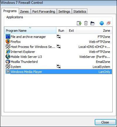 Windows 7 Firewall Control Free