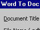 Word Doc Converter
