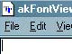 akFontViewer